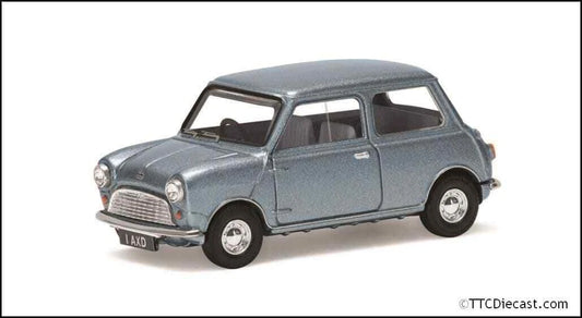 Corgi Vanguard VA01317 Austin Mini Se7en Deluxe, Blue-Grey Metallic 1:43 Scale