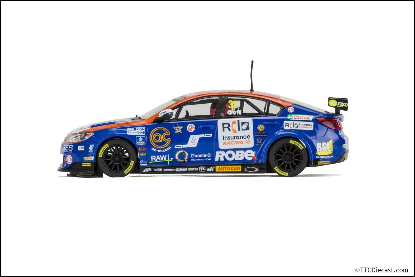 Scalextric C3736 BTCC MG6 - Triple Eight Racing No.31 Jack Goff, Brands Hatch 2015 *LAST FEW*