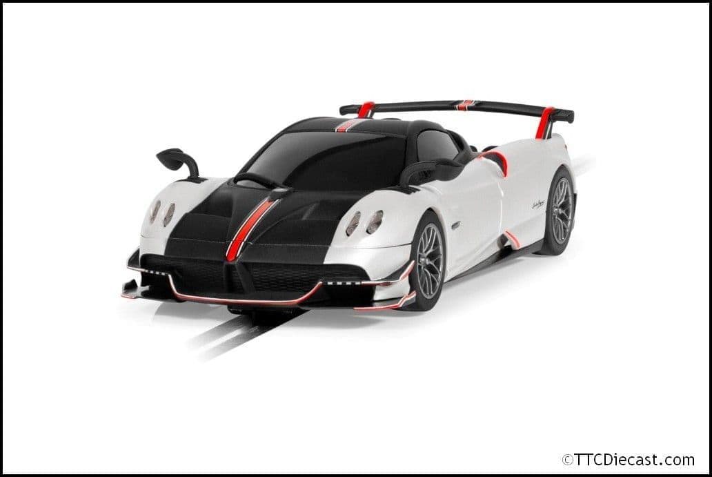 Scalextric C4399 Pagani Huayra BC Roadster Metallic Pearl White