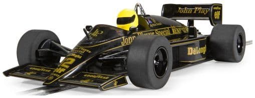 Scalextric – Lotus 98T Ayrton Senna (C4529), Voiture à Sous échelle 1:32, Magnatraction, Cadeau Enfant 3+