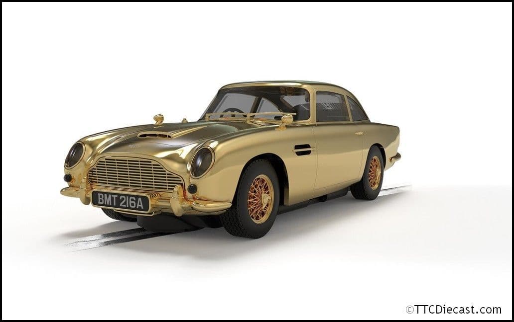 Scalextric C4550A James Bond Aston Martin DB5 - Goldfinger - 60th Anniversary Gold Edition