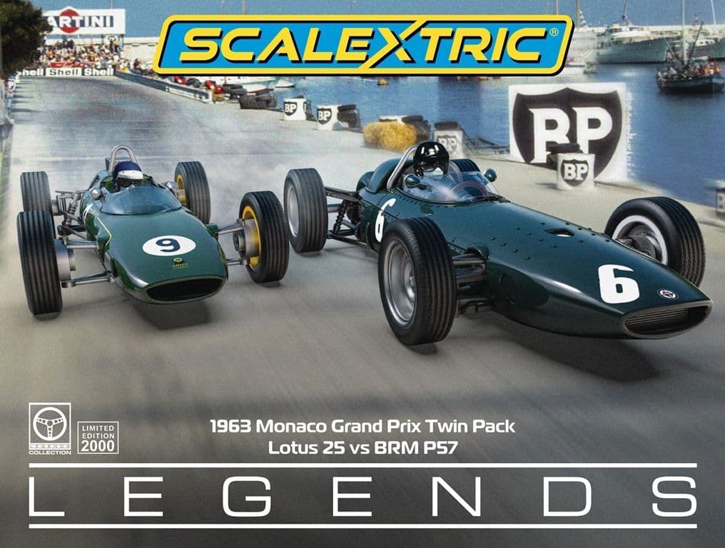 Scalextric C4580A 1963 Monaco Carlo Grand Prix Twin Pack - PRE ORDER £98.99