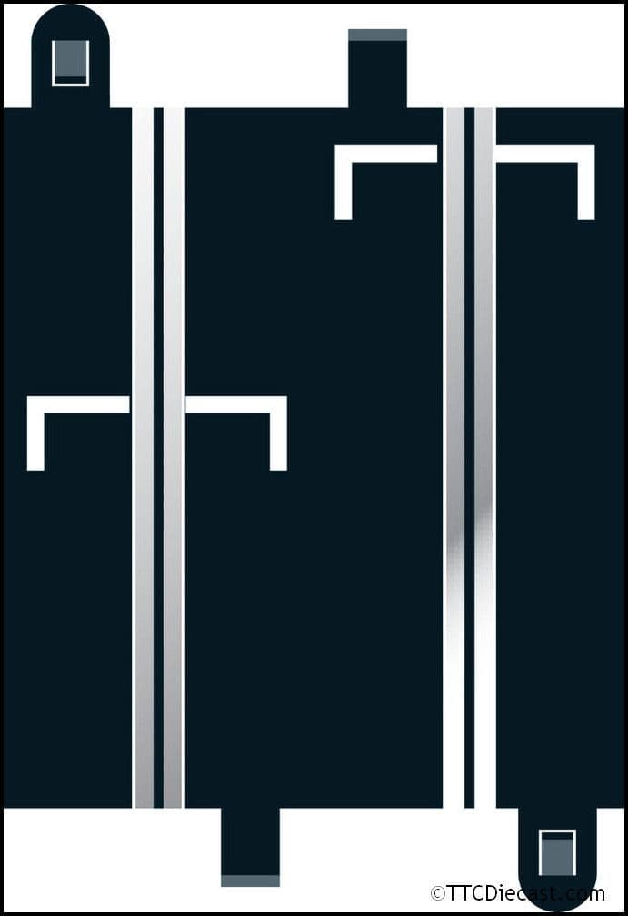 Scalextric C7018 Starter Grid 175mm x 2