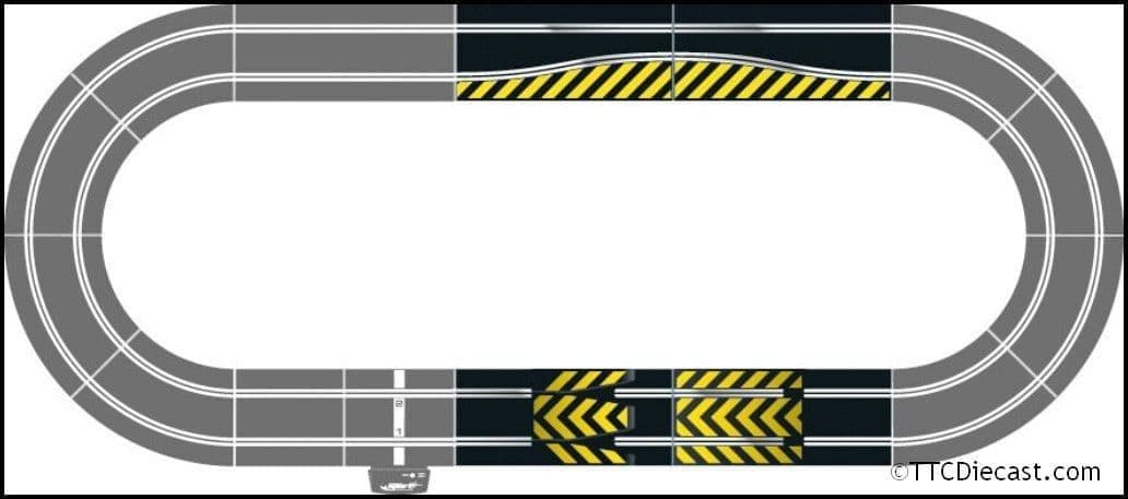 Scalextric C8194 Scalextric Jump and Side Swipe Accessory Pack - Replaces C8511 once sold out