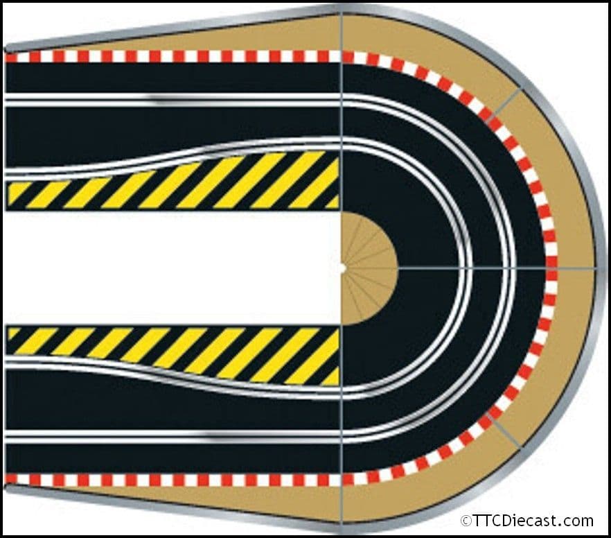 Scalextric C8195 Scalextric Hairpin Curve Track Accessory Pack - Replaces C8512 once sold out