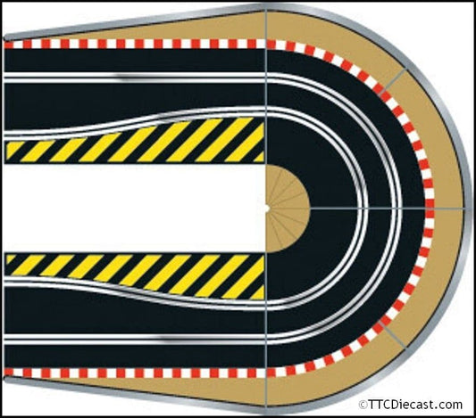 Scalextric C8195 Scalextric Hairpin Curve Track Accessory Pack - Replaces C8512 once sold out