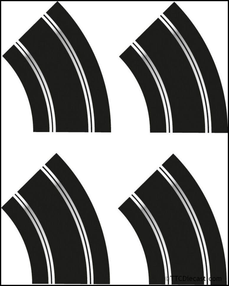 Scalextric C8198 Scalextric Standard Straight and R2 Curve Track Extension Pack - Replaces C8556