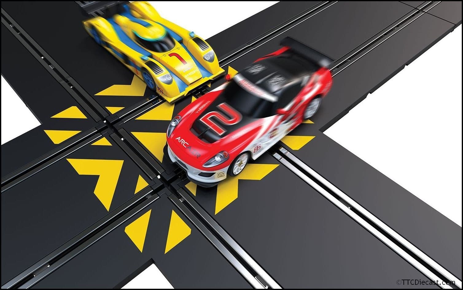 Scalextric C8213 Scalextric Cross Roads Track Accessory Pack ...