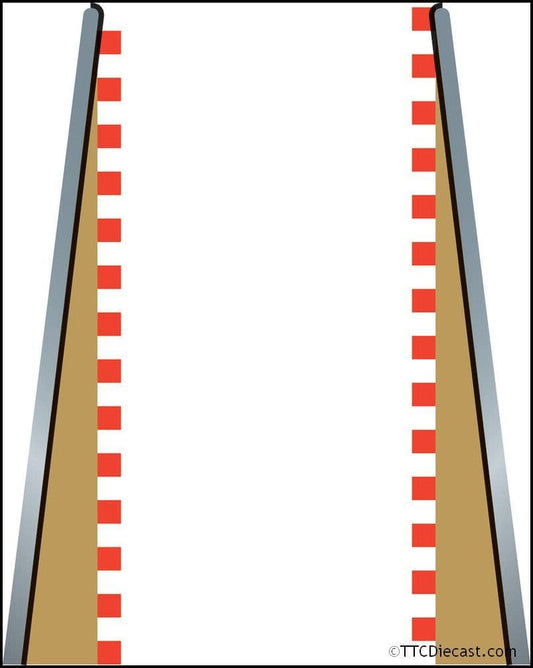 Scalextric C8233 Lead in / Lead Out Borders x 2