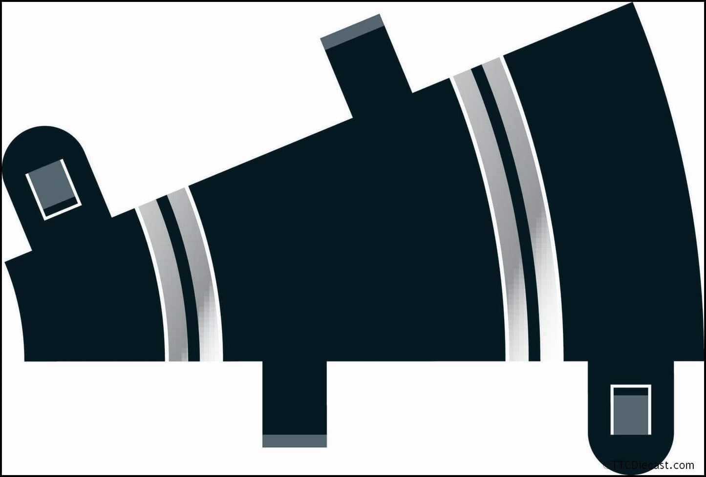 Scalextric C8278 Radius 1 Curve 22.5° x 2