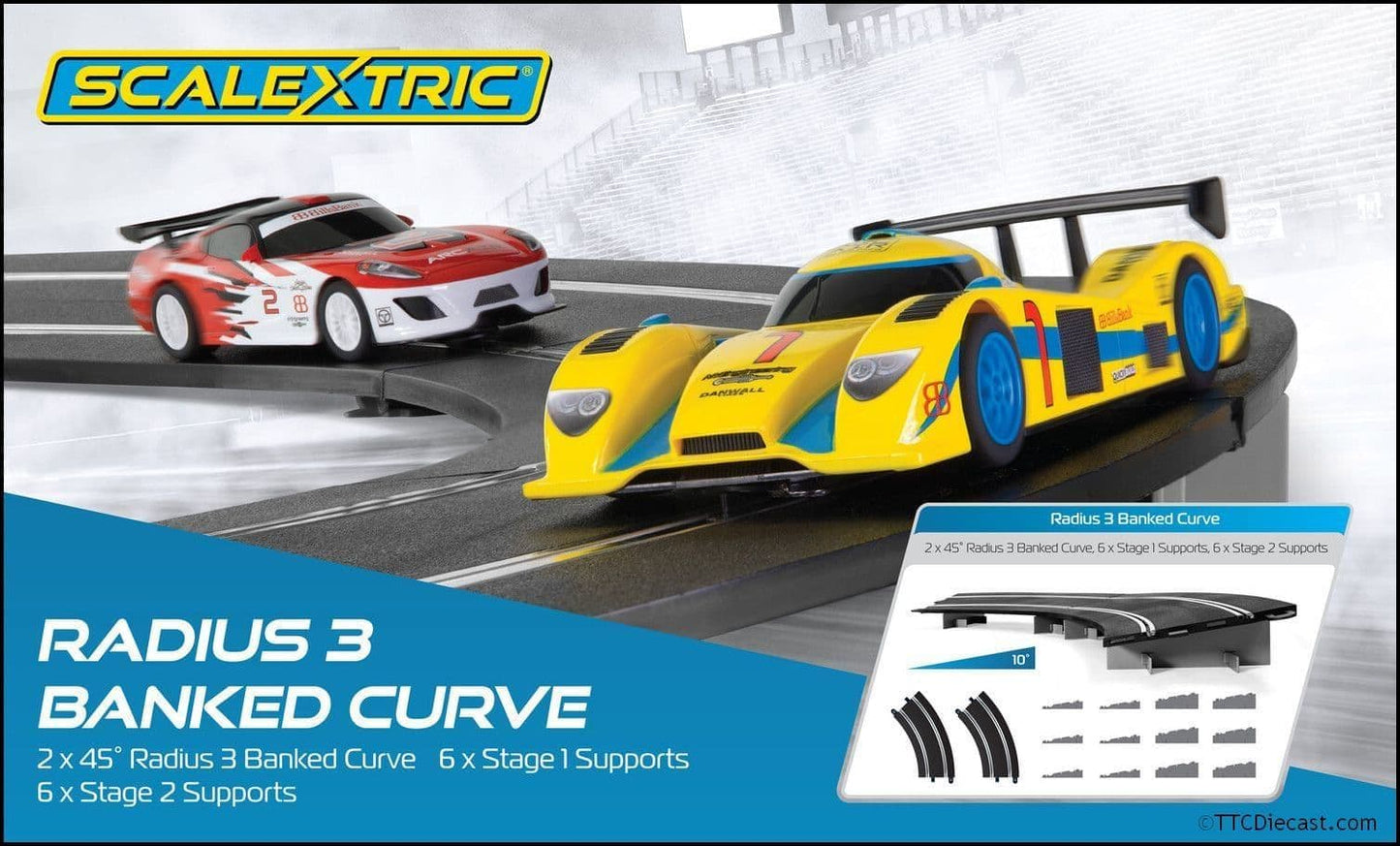 Scalextric C8297 Banked curve R3 45°