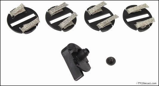 Scalextric C8329 Guide Blades x 4, Braid Plates x 4 and Screw Pack