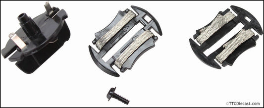 Scalextric C8330 Drift Guide Blade 2 Braid Plates 1 Screw