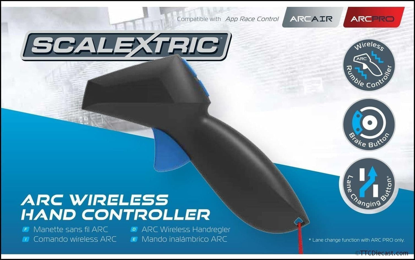Scalextric C8438 ARC Air and ARC PRO Wireless Hand Throttle