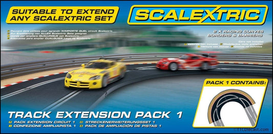 Scalextric C8510 Track Extension Pack 1 - Racing Curve