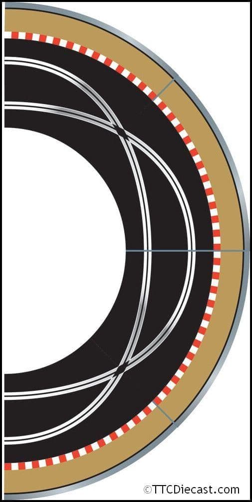 Scalextric C8510 Track Extension Pack 1 - Racing Curve