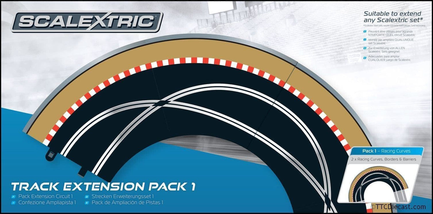 Scalextric C8510 Track Extension Pack 1 - Racing Curve
