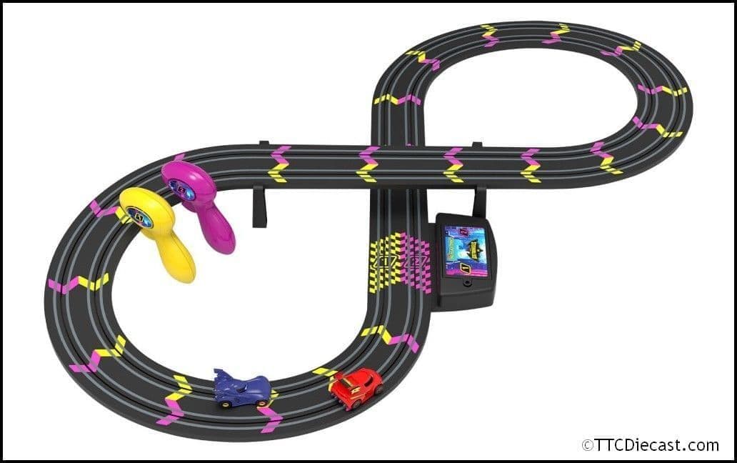 Scalextric G1185M My First Scalextric Batwheels Batman vs Robin Battery Powered Race Set