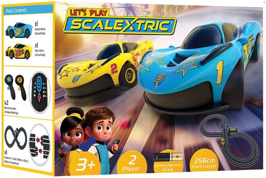 Scalextric G1188M My First Scalextric Let's Play! Battery Powered Race Set *PRE ORDER £31.49*