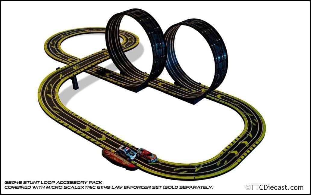 Scalextric G8046 Micro Scalextric Track Stunt Extension Pack - Stunt Loop *PRE ORDER £17.99*