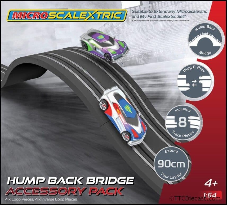 Scalextric G8049 Micro Scalextric Hump Backed Bridge Micro Accessory Pack
