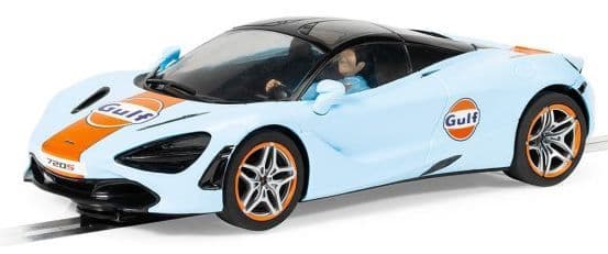 Scalextric H4394 McLaren 720S- Gulf Edition - Superslot in Clear Box