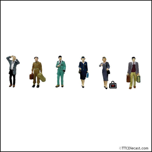 Scenecraft 36-443 Post-War Era Figures Set C, OO Gauge