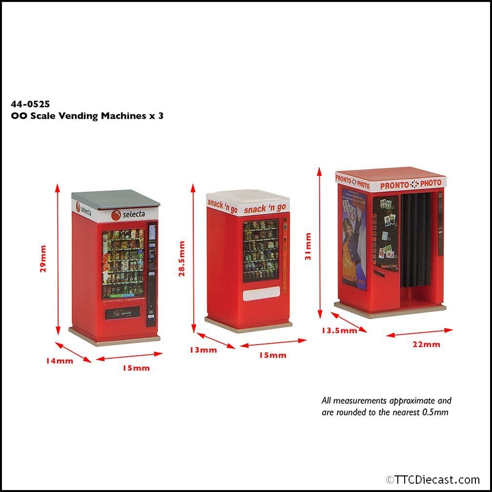 Scenecraft 44-0525 Concourse Machines OO Gauge