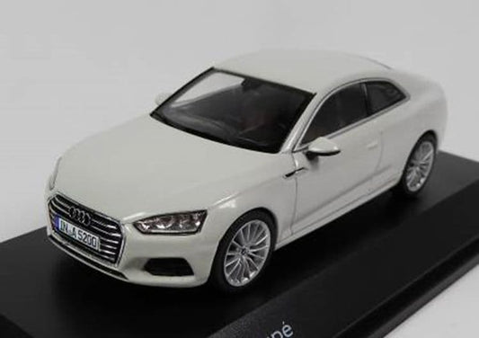 Spark 5011605431, 1:43 Scale Audi A5 Coupe, Glacier White, Audi Main Dealer Packaging