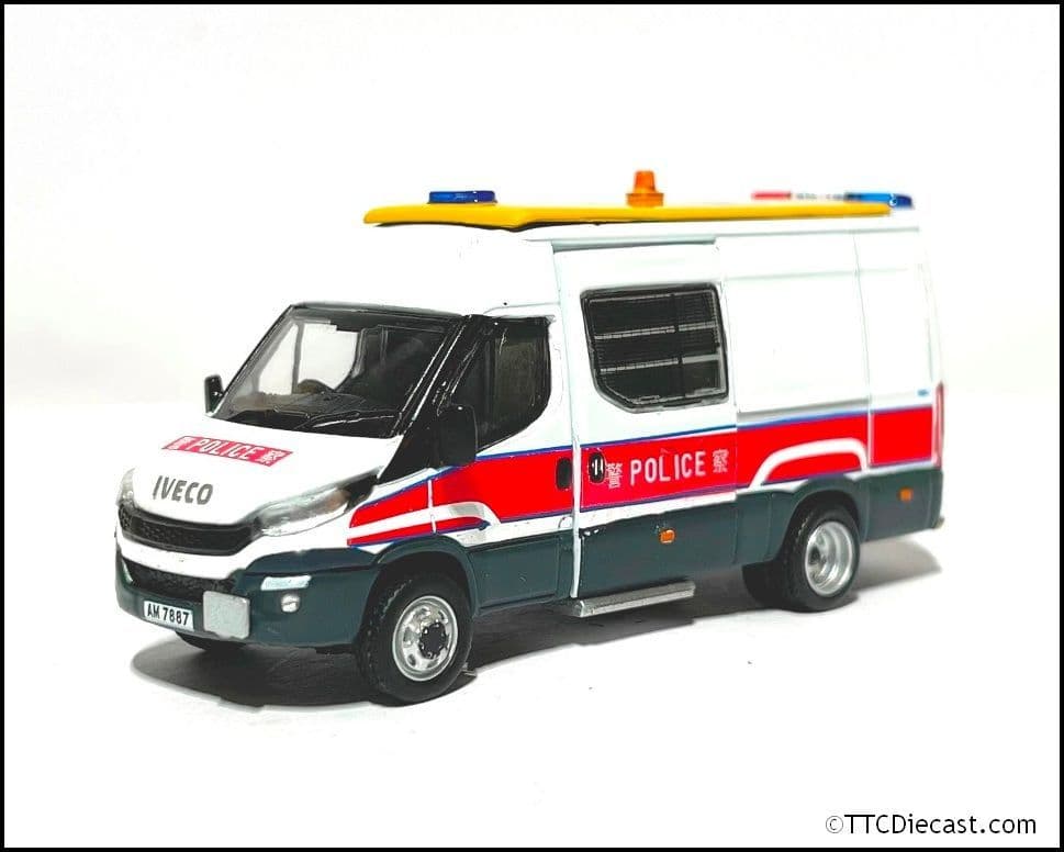 Tiny ATC64354 Iveco Daily Police TSD White/Red/Yellow 1:76 Scale *PRE ORDER NOW £17.09*