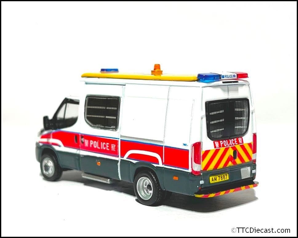 Tiny ATC64354 Iveco Daily Police TSD White/Red/Yellow 1:76 Scale *PRE ORDER NOW £17.09*