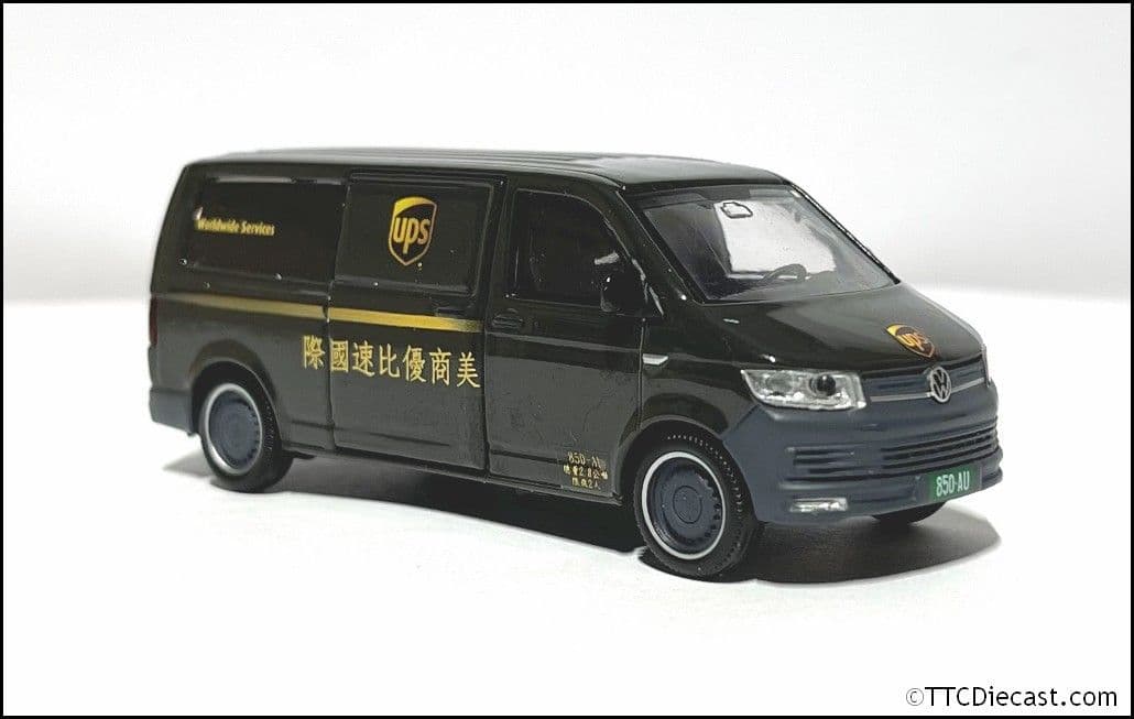 Tiny ATC64557 (TW22) Volkswagen T6 Transporter UPS, 1/64 Scale - LAST FEW