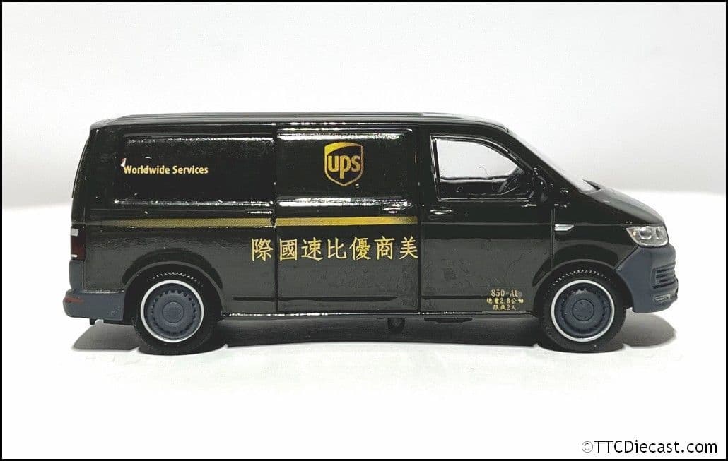 Tiny ATC64557 (TW22) Volkswagen T6 Transporter UPS, 1/64 Scale - LAST FEW