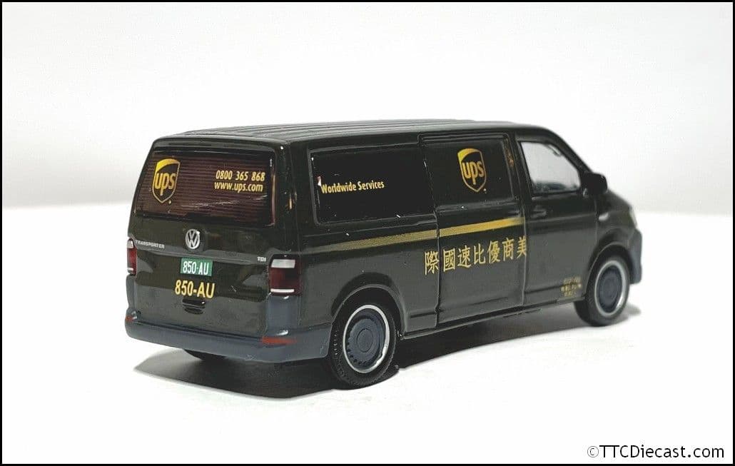 Tiny ATC64557 (TW22) Volkswagen T6 Transporter UPS, 1/64 Scale - LAST FEW