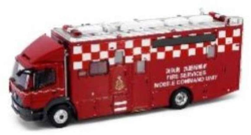 Tiny ATC64579 Mercedes Benz Atego Fire Services Mobile Command Unit Red 1:76 Scale