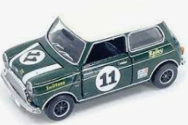 Tiny ATC64735 Mini Cooper Racing #11 1:50 Scale