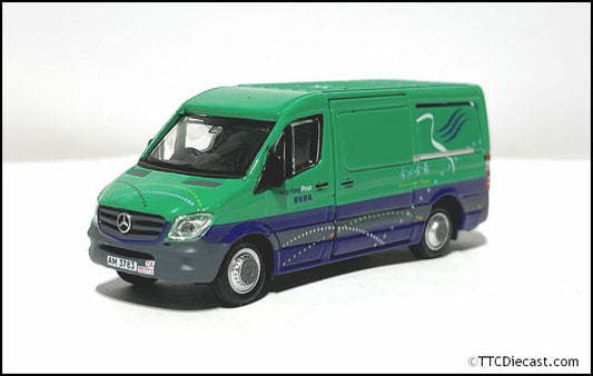 Tiny ATC64795 Mercedes Benz Sprinter Post Office Green/Blue 1:76 Scale - LAST FEW