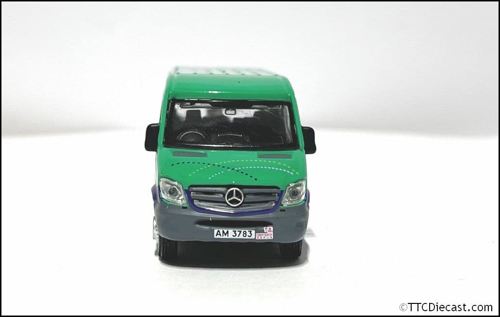 Tiny ATC64795 Mercedes Benz Sprinter Post Office Green/Blue 1:76 Scale - LAST FEW