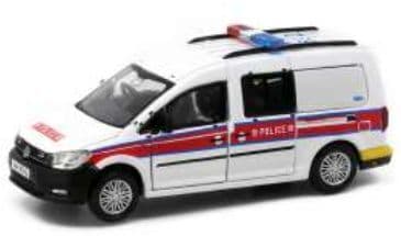 Tiny ATC64915 VW Caddy Police White/Red 1:64 Scale