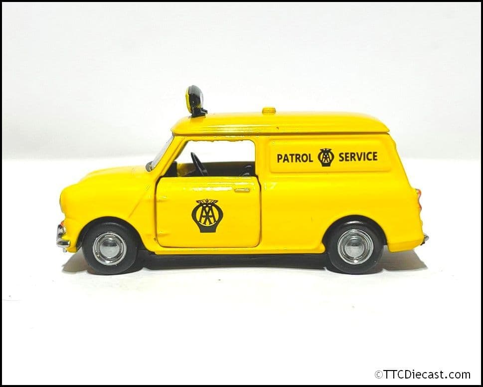 Tiny ATC65199 Austin Mini Van Automobile Association UK 1:50 Scale