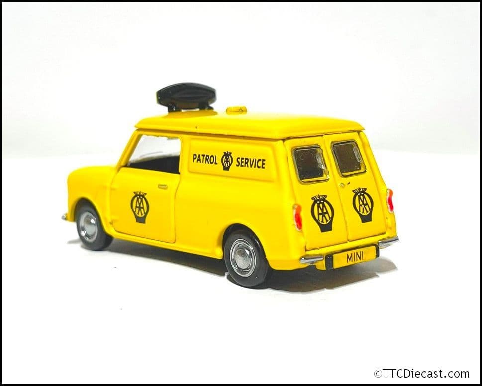 Tiny ATC65199 Austin Mini Van Automobile Association UK 1:50 Scale