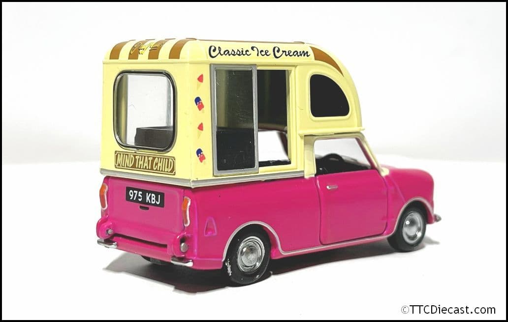 Tiny ATC65341 Morris Mini Van Ice Cream - Burgundy 1:50 Scale