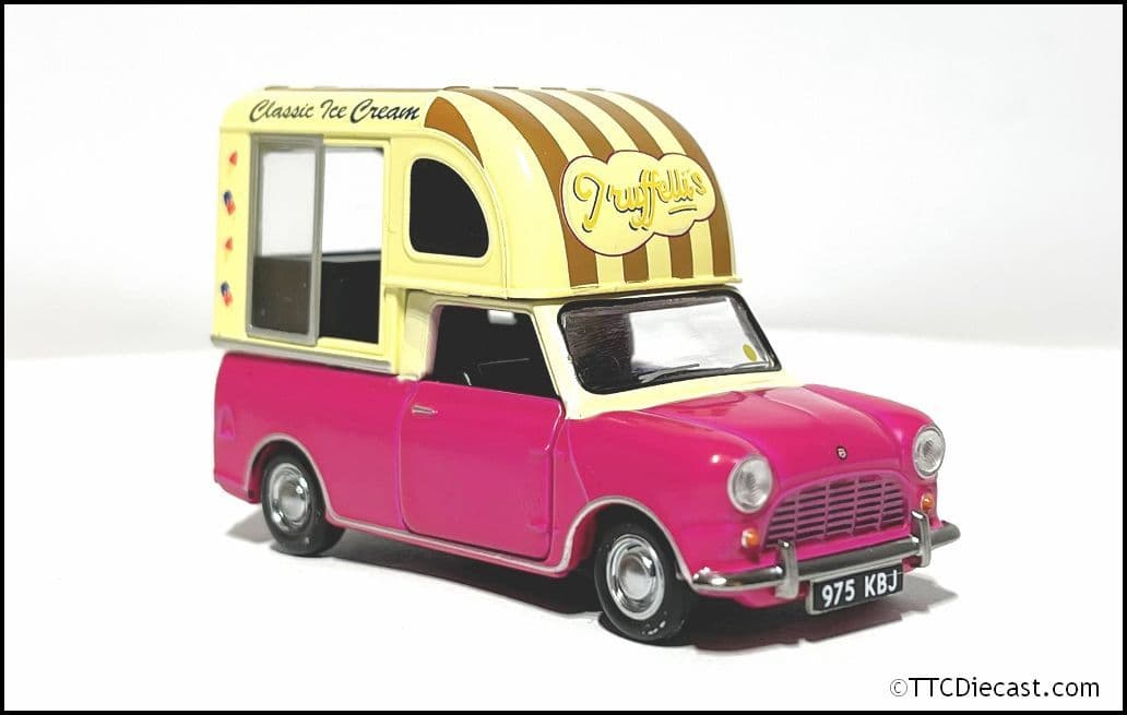 Tiny ATC65341 Morris Mini Van Ice Cream - Burgundy 1:50 Scale