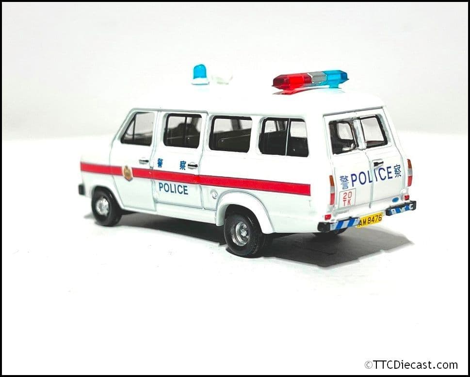 Tiny ATC65421 Ford Transit Royal Hong Kong Police 1980s Police Van 1:76 Scale - LAST FEW