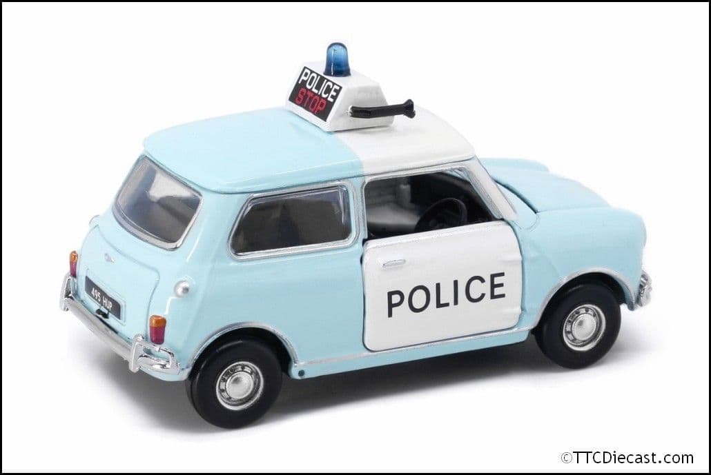 Tiny ATCUK64009 Tiny City UK21 Austin Mini UK Police Car (Blue), 1/50 Scale *LAST FEW*