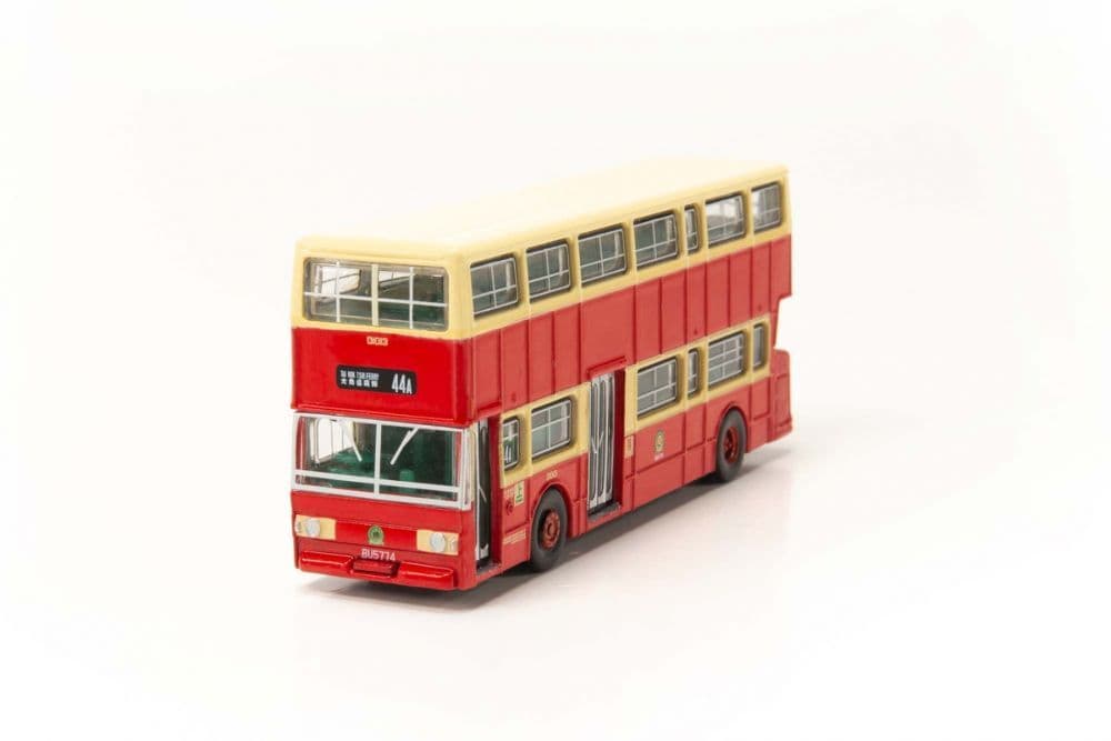 Tiny KMB2018108 78 KMB Leyland Fleetline BACo (44A Tai Kok Tsui Ferry) 1/110 Scale - LAST FEW