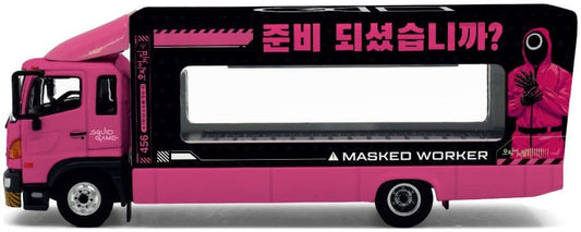 Tiny 66319 Hino500 Box Car Transporter (Squid Game)  1:64 Scale *PRE ORDER £44.19*