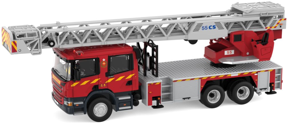Tiny 66473 Scania F 132 Ladder Truck  1:76 Scale *PRE ORDER £38.69*
