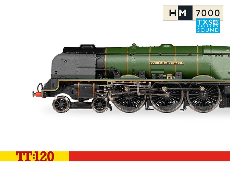 Hornby TT3011TXSM BR Princess Coronation 4-6-2 46232 Duchess of Montrose - Sound Fitted - Era 4, TT120 Gauge
