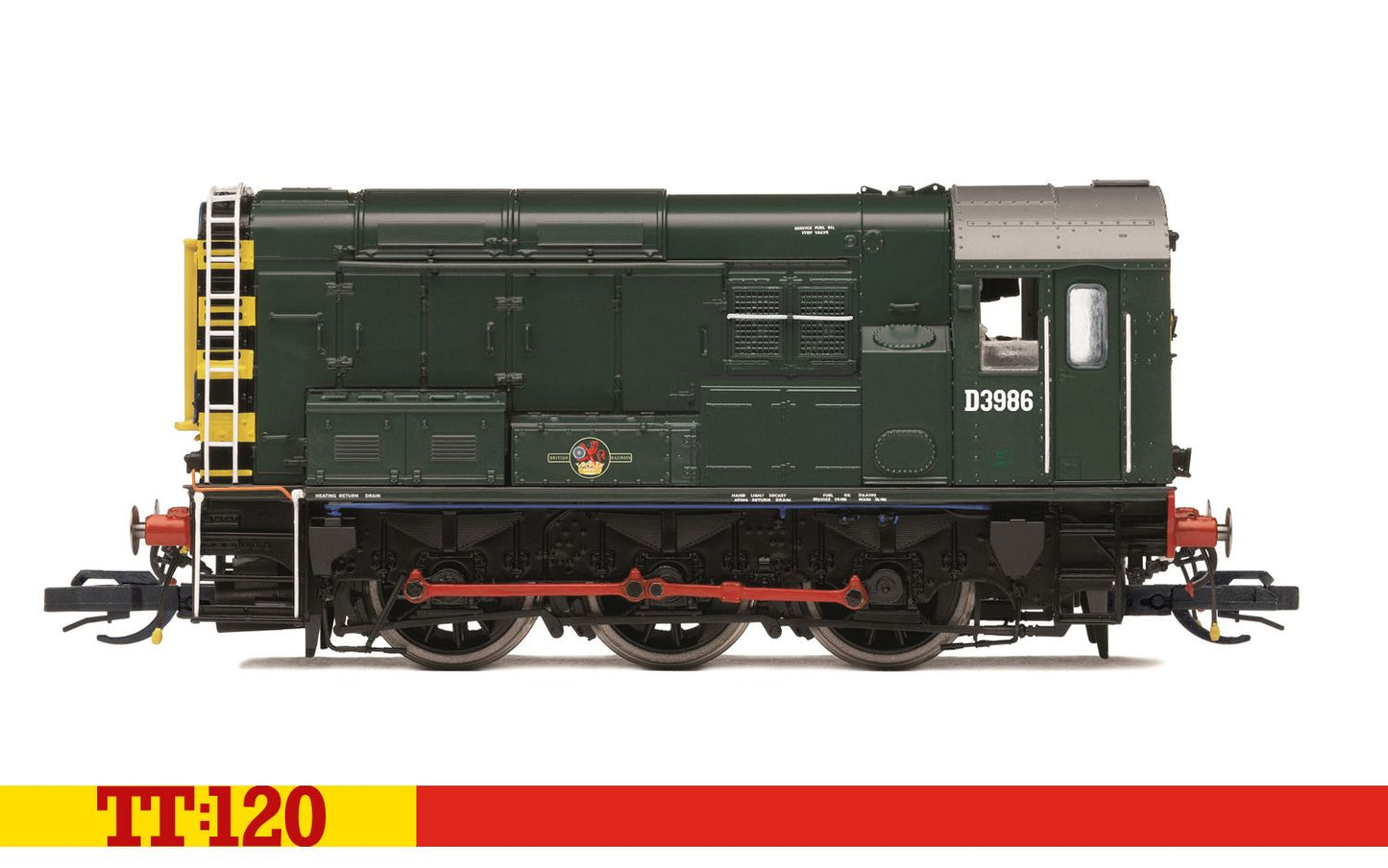 Hornby TT3028M BR Class 08 0-6-0 D3986 - Era 5 TT120 Gauge *PRE ORDER £134.99*